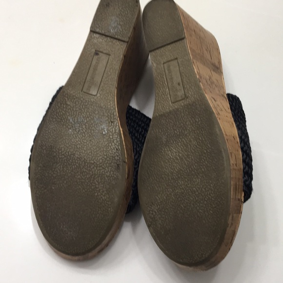 Montego Bay Club Black Brown Heeled Sandals 8.5 - Picture 9 of 10